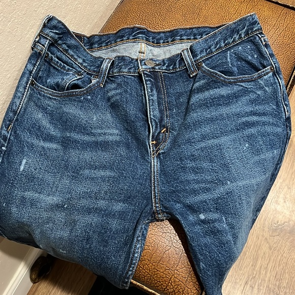 Like New Classic Men’s Vintage 511 Levi’s Spot Painted Distressed Jeans! - Picture 2 of 9